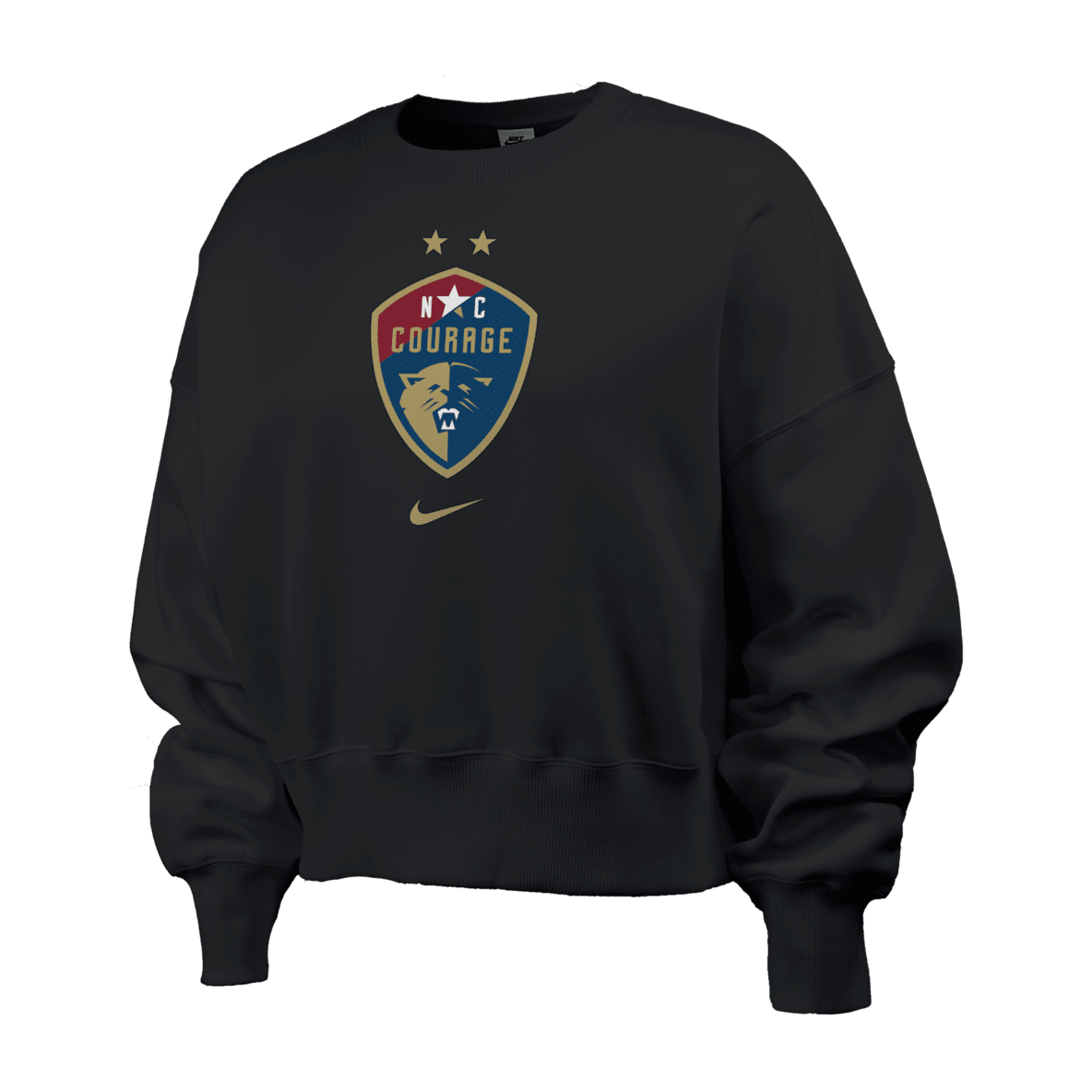 North Carolina Courage Phoenix Fleece North Carolina Courage Phoenix Fleece Women's Nike NWSL Crew-Neck Sweatshirt