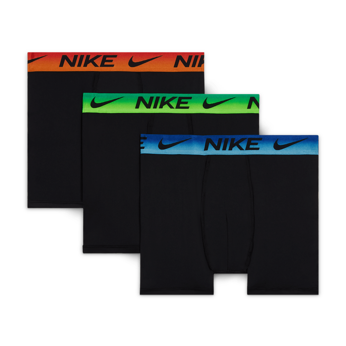 Nike Dri-FIT Nike Dri-FIT Big Kids' Ombre Waistband Boxer Briefs (3-Pack)
