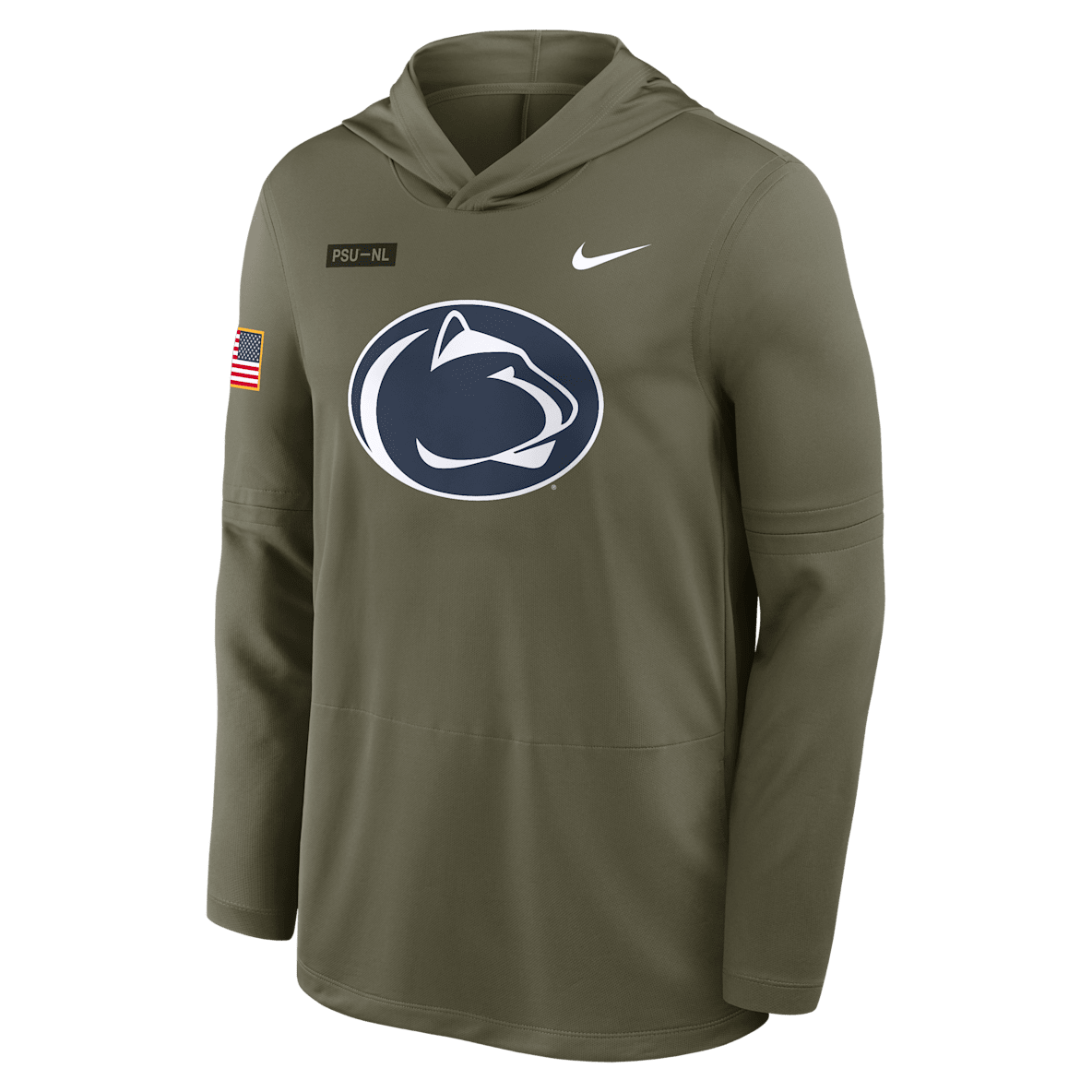 Penn State 2025 Military Appreciation Penn State 2025 Military Appreciation Men's Nike Dri-FIT College Long-Sleeve Hooded Top