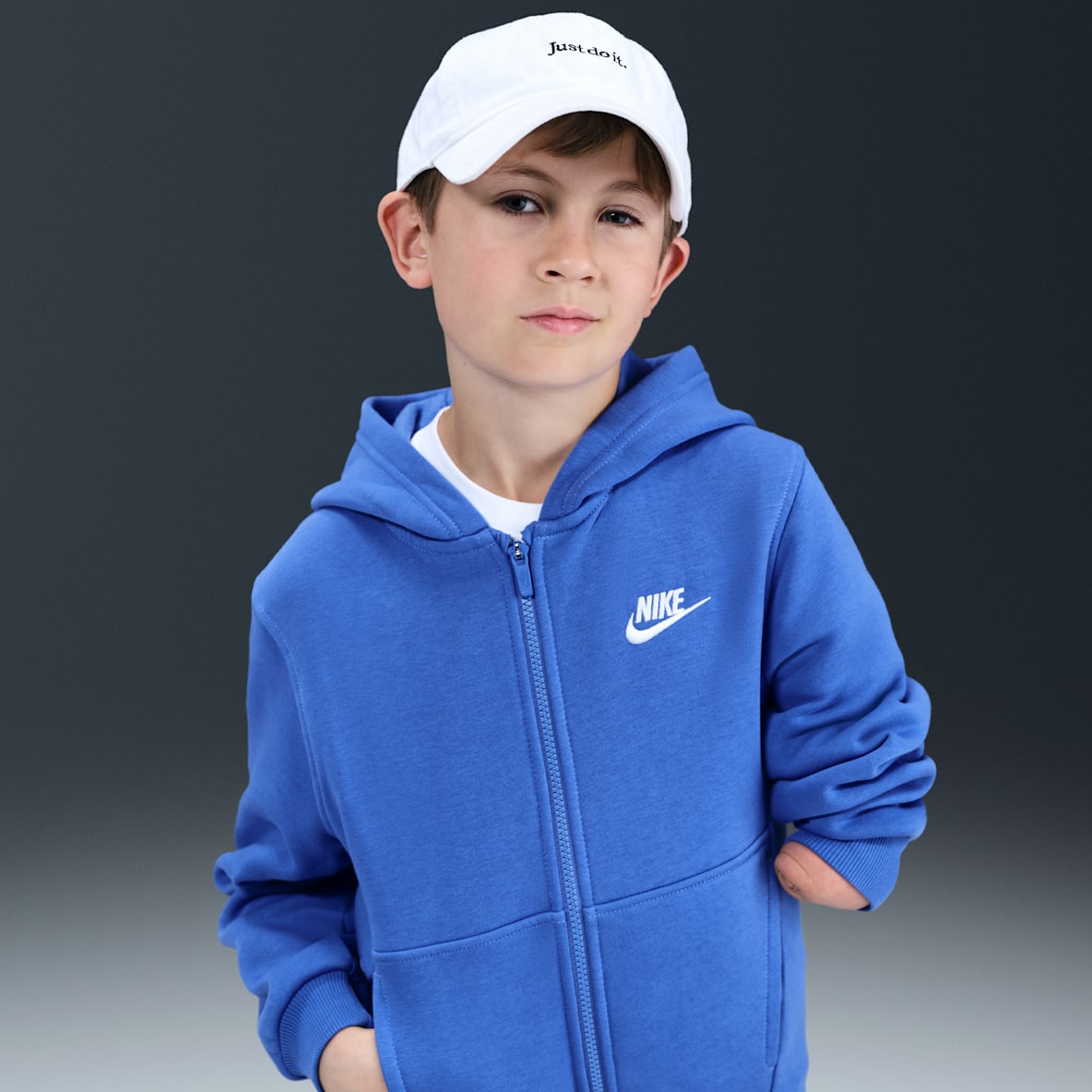 Nike Sportswear Club Fleece Nike Sportswear Club Fleece Older Kids' Full-Zip Hoodie