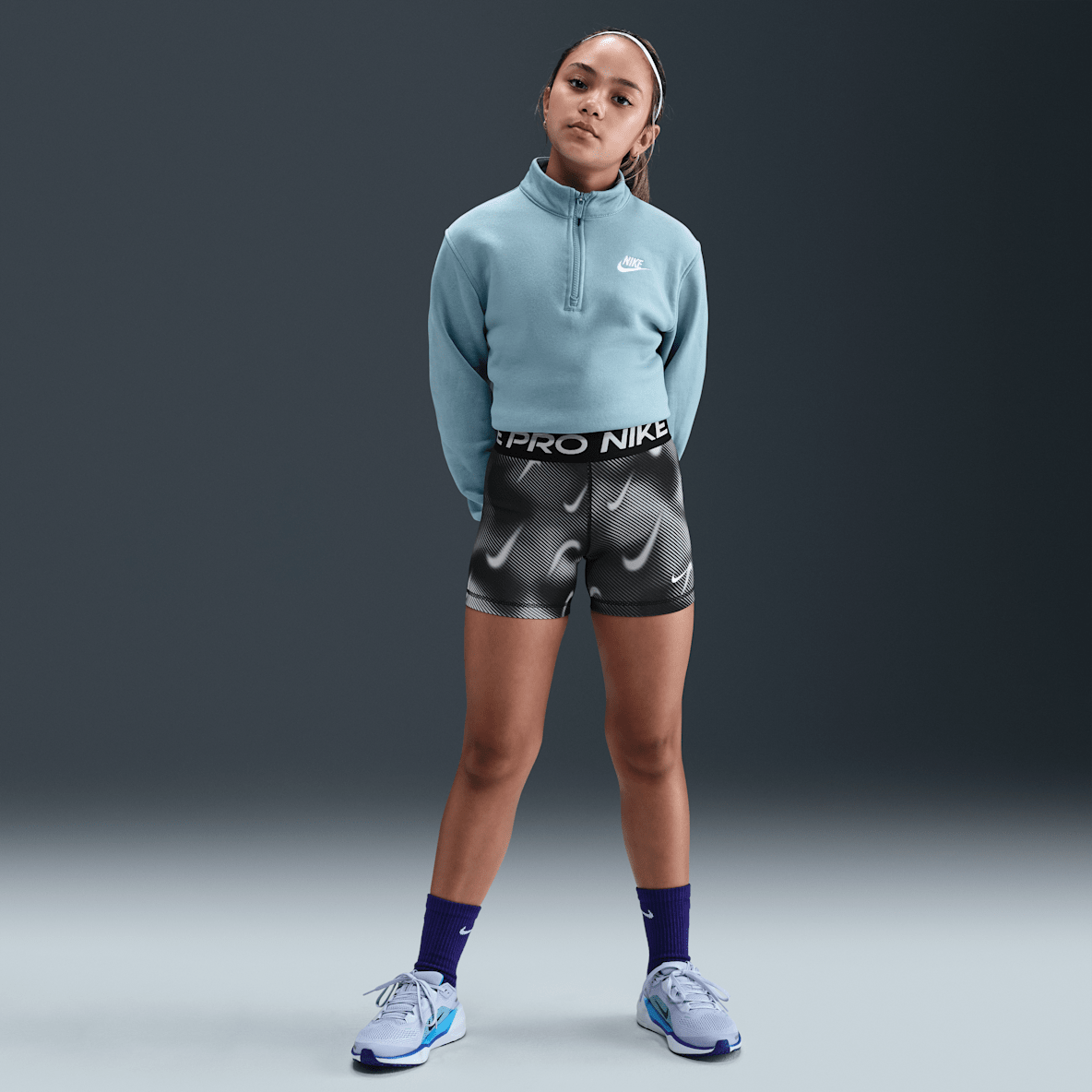 Nike Pro Nike Pro Older Kids' (Girls') Dri-FIT 7.5cm (approx.) Shorts