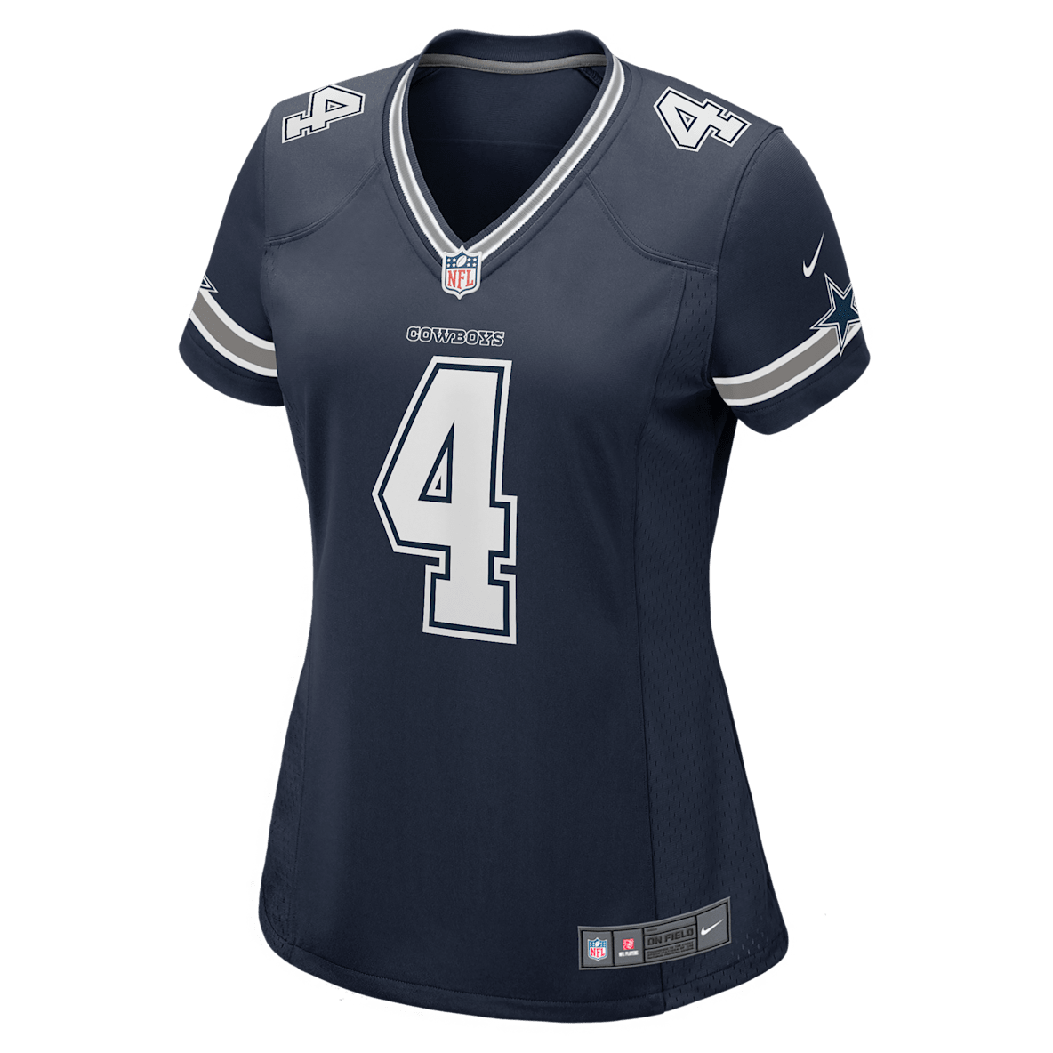 NFL Dallas Cowboys (Dak Prescott) NFL Dallas Cowboys (Dak Prescott) Women's Game Football Jersey