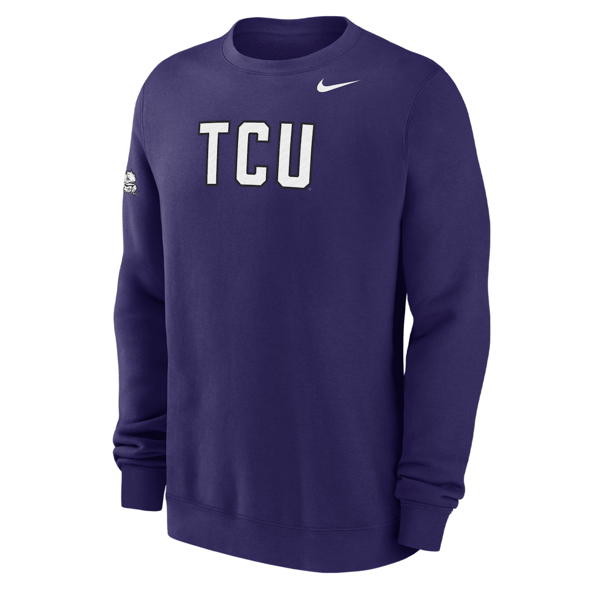TCU Club Fleece TCU Club Fleece Men's Nike College Crew-Neck Sweatshirt
