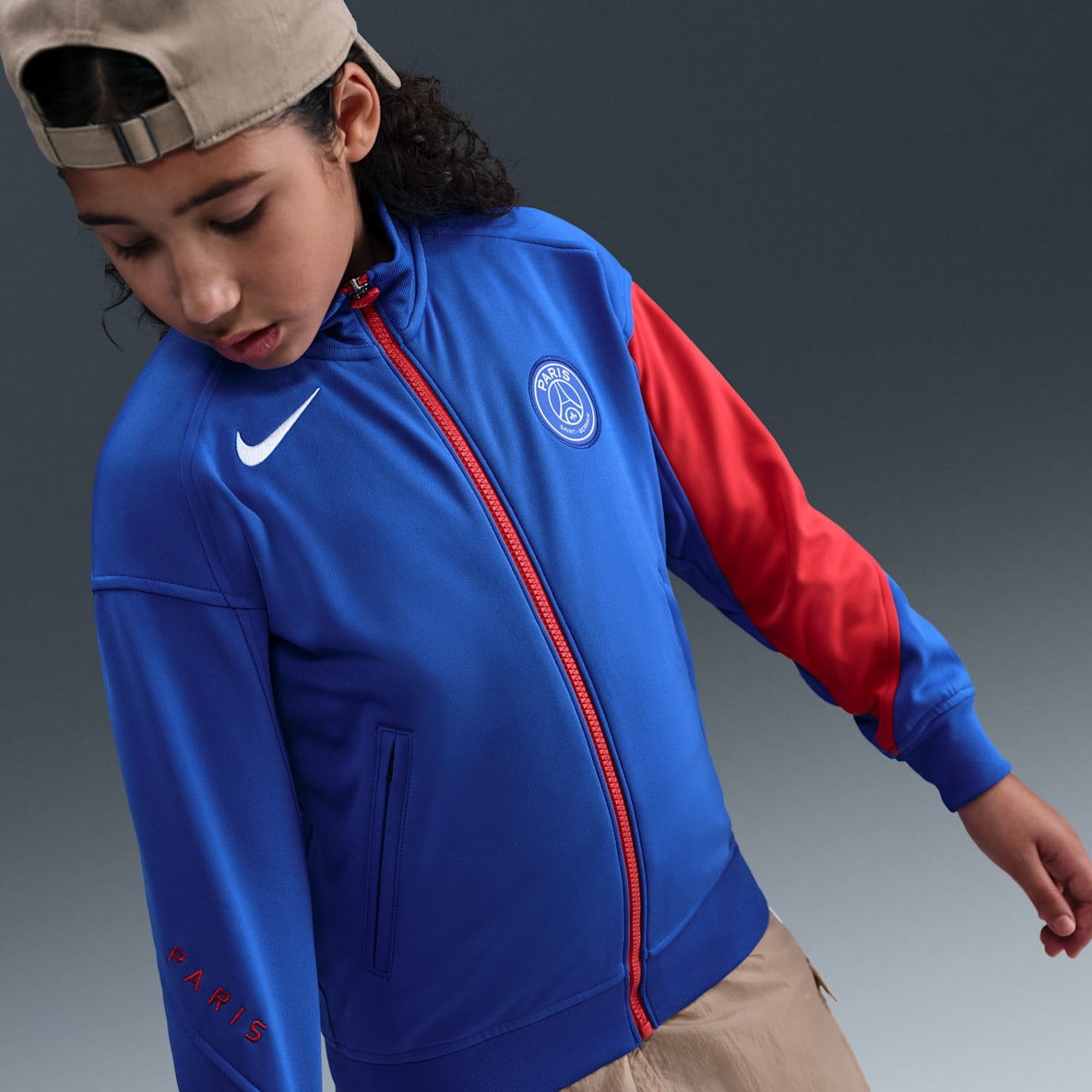 Paris Saint-Germain Academy Pro Third Paris Saint-Germain Academy Pro Third Older Kids' Nike Dri-FIT Total 90 Football Anthem Jacket