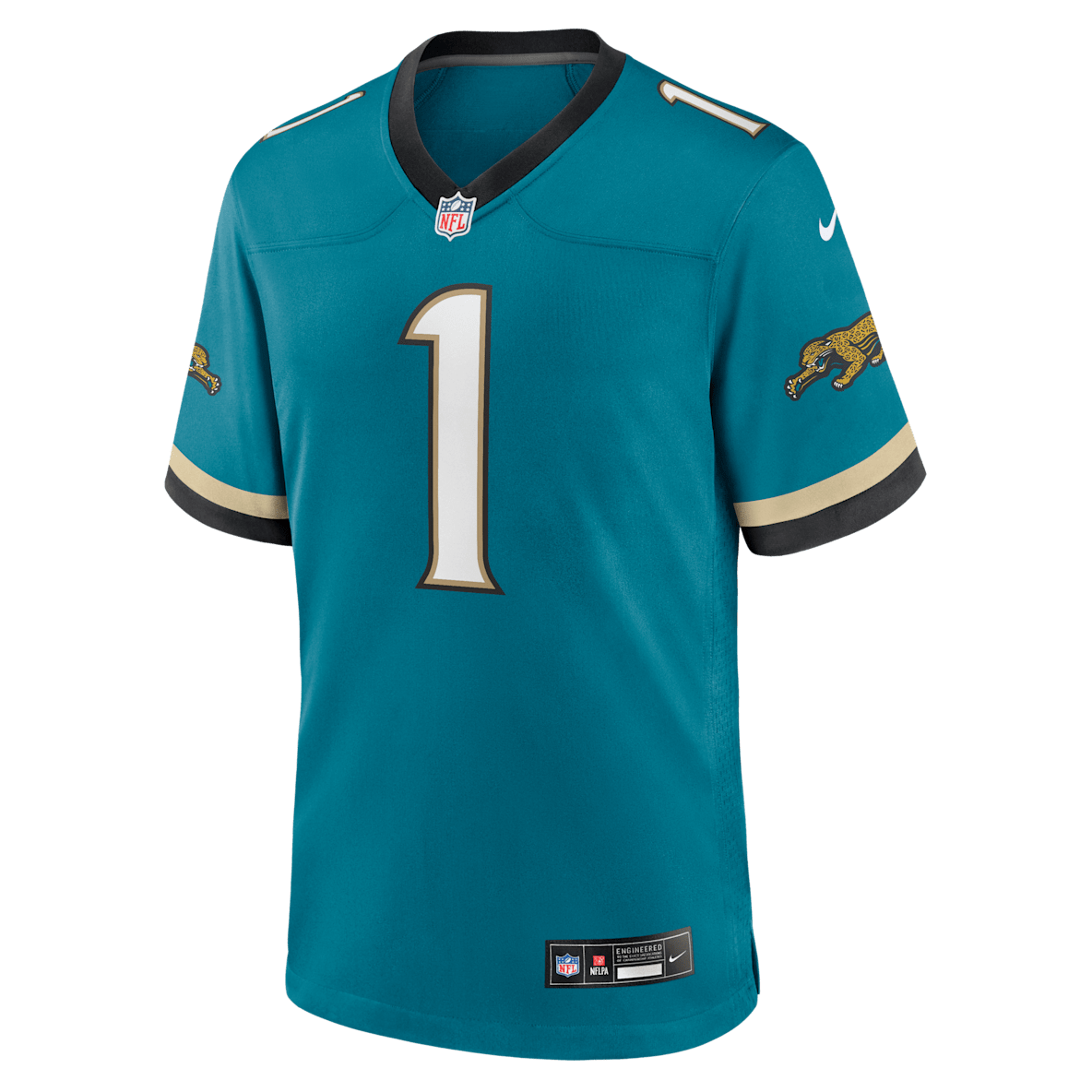 NFL Jacksonville Jaguars (Travis Etienne Jr.) NFL Jacksonville Jaguars (Travis Etienne Jr.) Men's Game Football Jersey