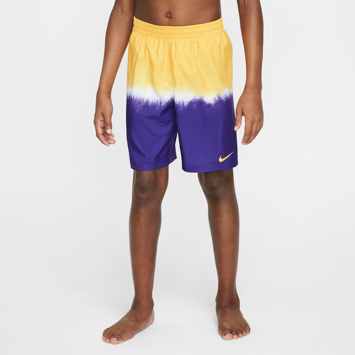Nike Swim Breaker Nike Swim Breaker Big Kids' (Boys') 7" Brief-Lined Volley Shorts