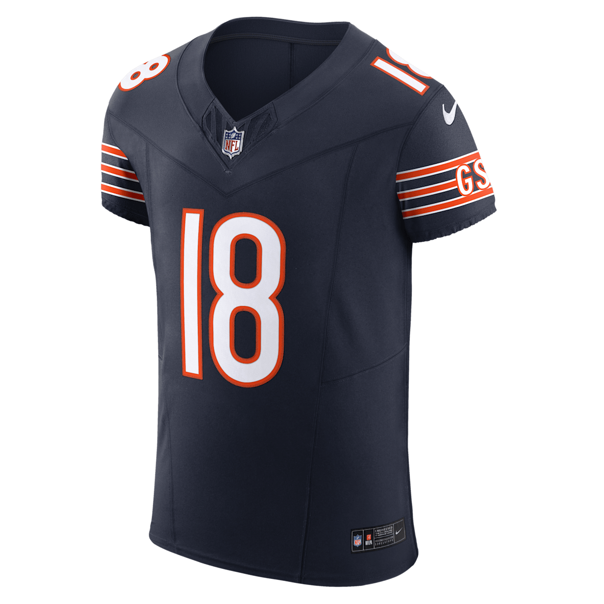 Caleb Williams Chicago Bears Caleb Williams Chicago Bears Men's Nike Dri-FIT NFL Elite Jersey