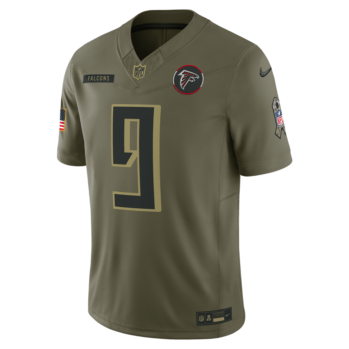 Michael Penix Jr. Atlanta Falcons Salute to Service Michael Penix Jr. Atlanta Falcons Salute to Service Men's Nike Dri-FIT NFL Limited Jersey