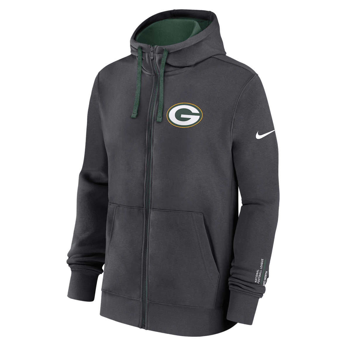 Green Bay Packers Playbook Page Club Green Bay Packers Playbook Page Club Men's Nike NFL Full-Zip Hoodie