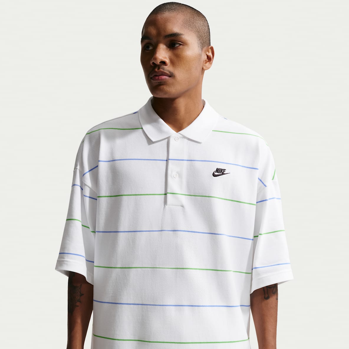 Nike Sportswear Club Nike Sportswear Club Polo oversize a rayas - Hombre