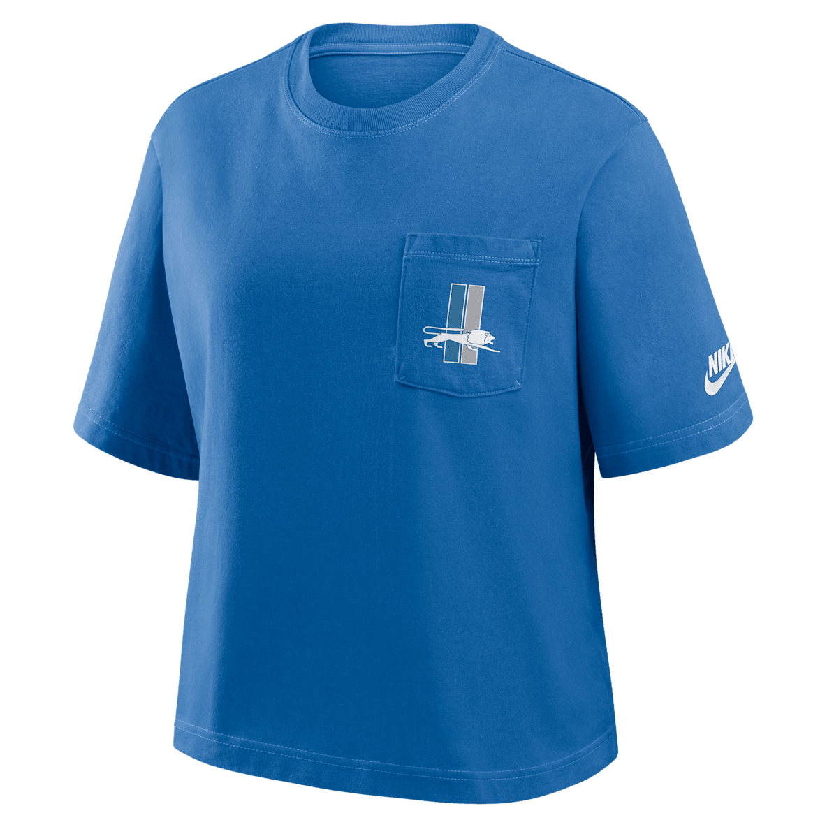 Detroit Lions Rewind Pocket Boxy Detroit Lions Rewind Pocket Boxy Women's Nike NFL T-Shirt