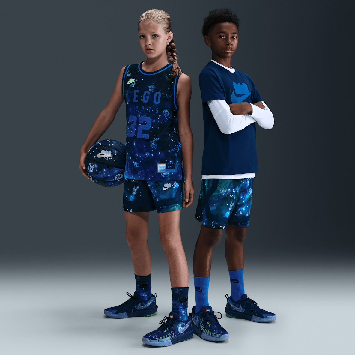 Nike x LEGO® Collection Nike x LEGO® Collection Older Kids' Dri-FIT Crossover Shorts
