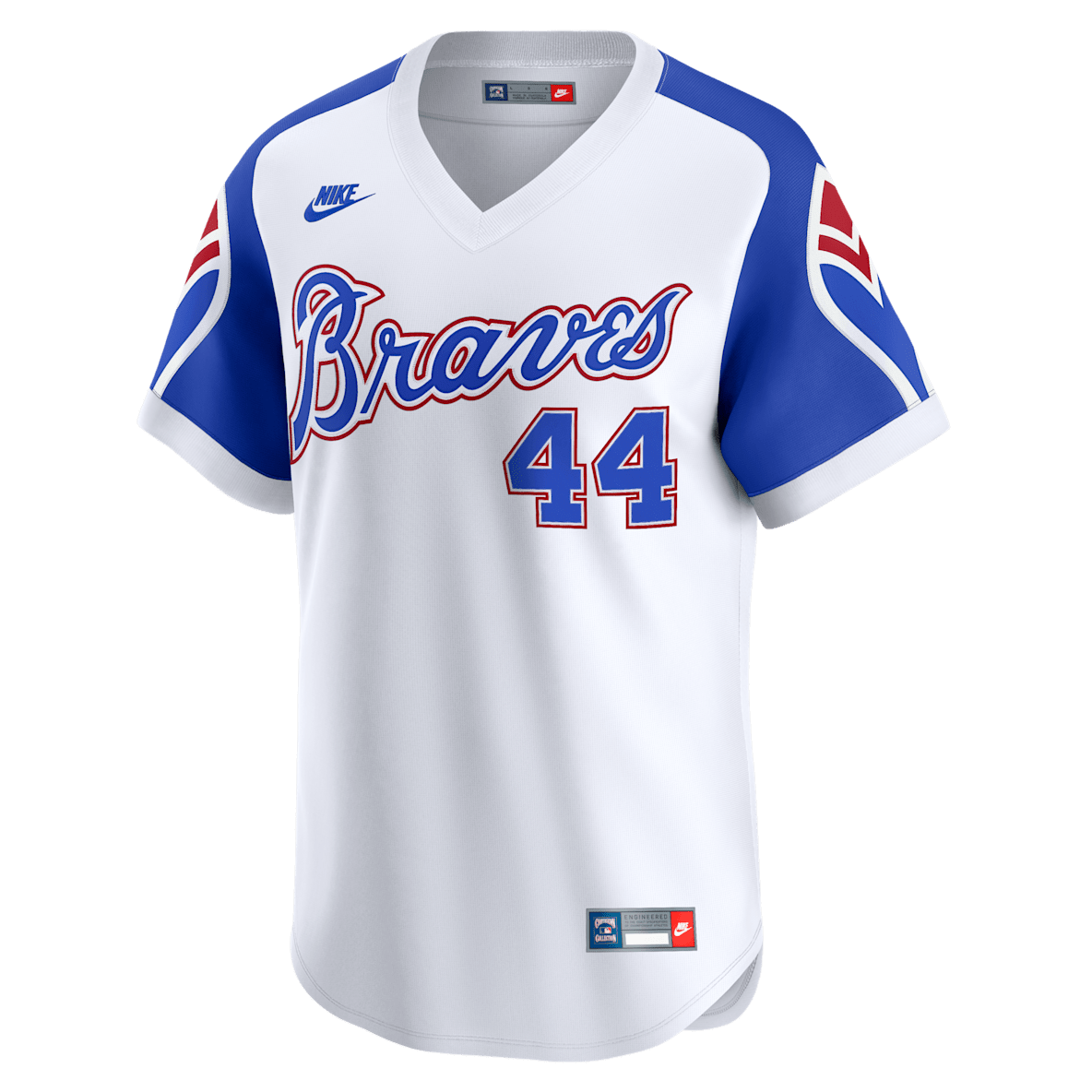 Hank Aaron Atlanta Braves Cooperstown Hank Aaron Atlanta Braves Cooperstown Men's Nike Dri-FIT ADV MLB Limited Jersey