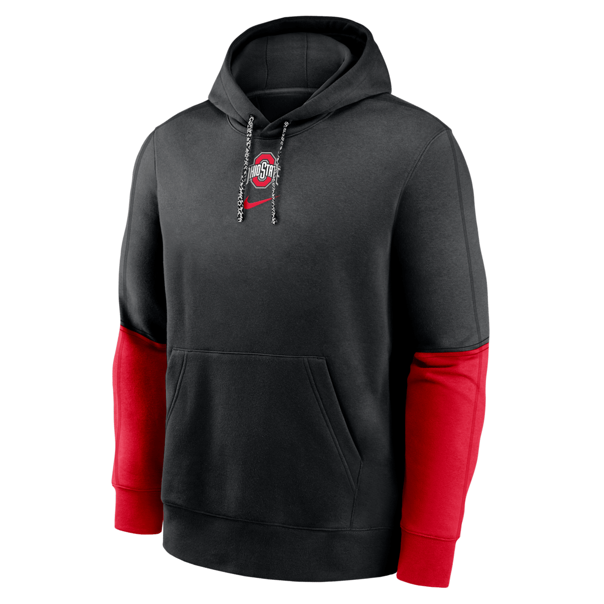 Ohio State Buckeyes Sideline Team Issue Club Men's Nike College Pullover Hoodie
