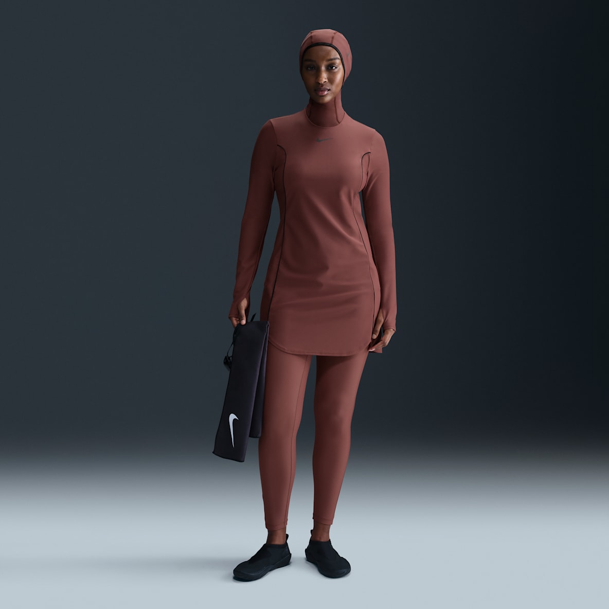 Nike Swim Victory Dámské přiléhavé plavecké legíny