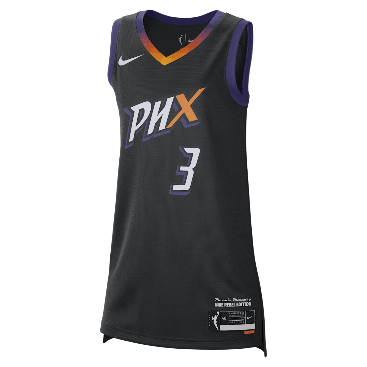 Diana Taurasi Phoenix Mercury 2024 Rebel Edition Diana Taurasi Phoenix Mercury 2024 Rebel Edition Nike Dri-FIT WNBA Victory Jersey