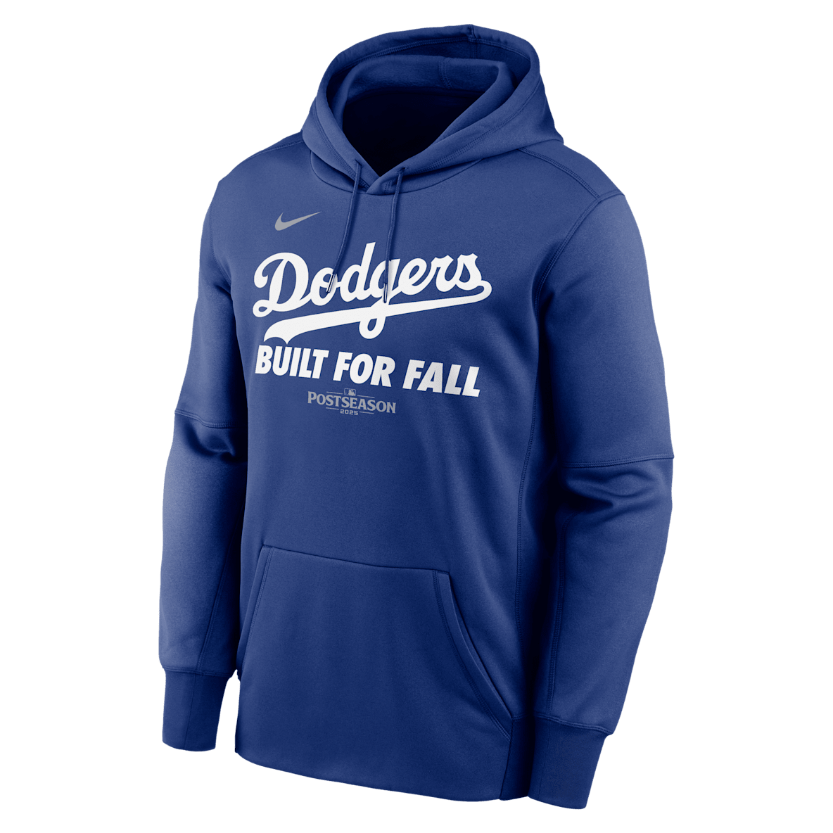 Los Angeles Dodgers 2025 Postseason Authentic Collection Men’s Nike Therma MLB Pullover Hoodie