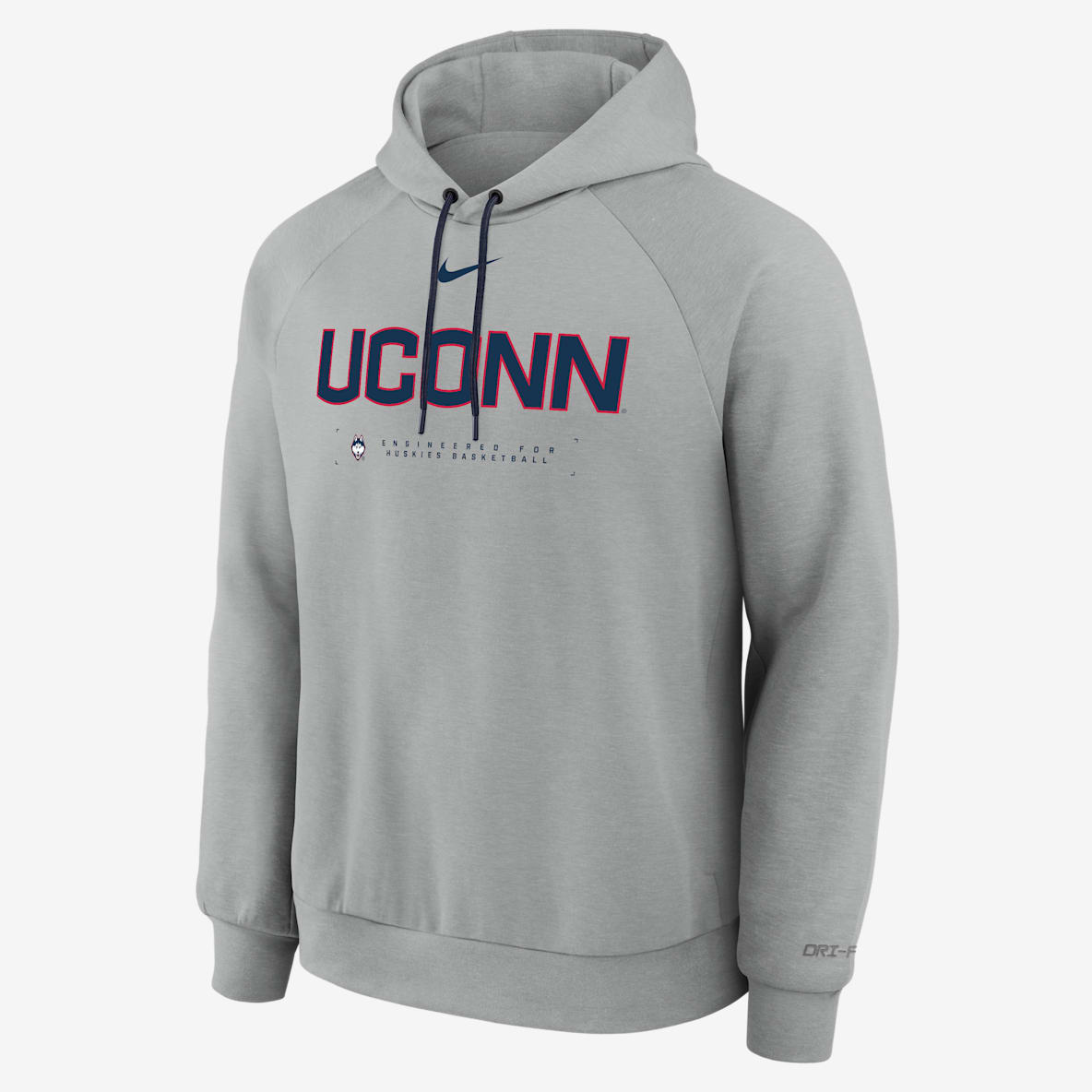 Connecticut Huskies Nike NCAA Connecticut Huskies Nike NCAA Men's Basketball Coaches' Pullover Hoodie