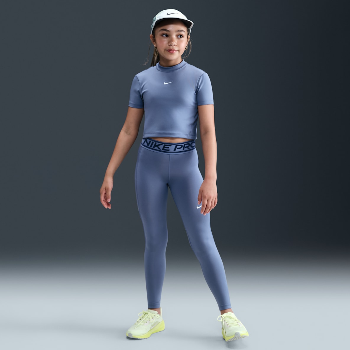 Nike Pro Nike Pro Girls' Mid-Rise Leggings