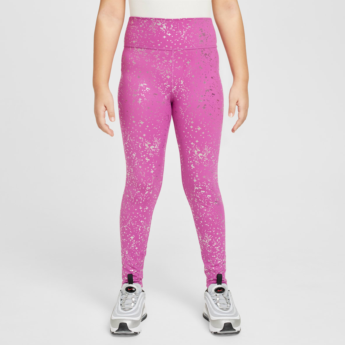 Nike One Big Kids' (Girls') Dri-FIT High-Waisted Leggings