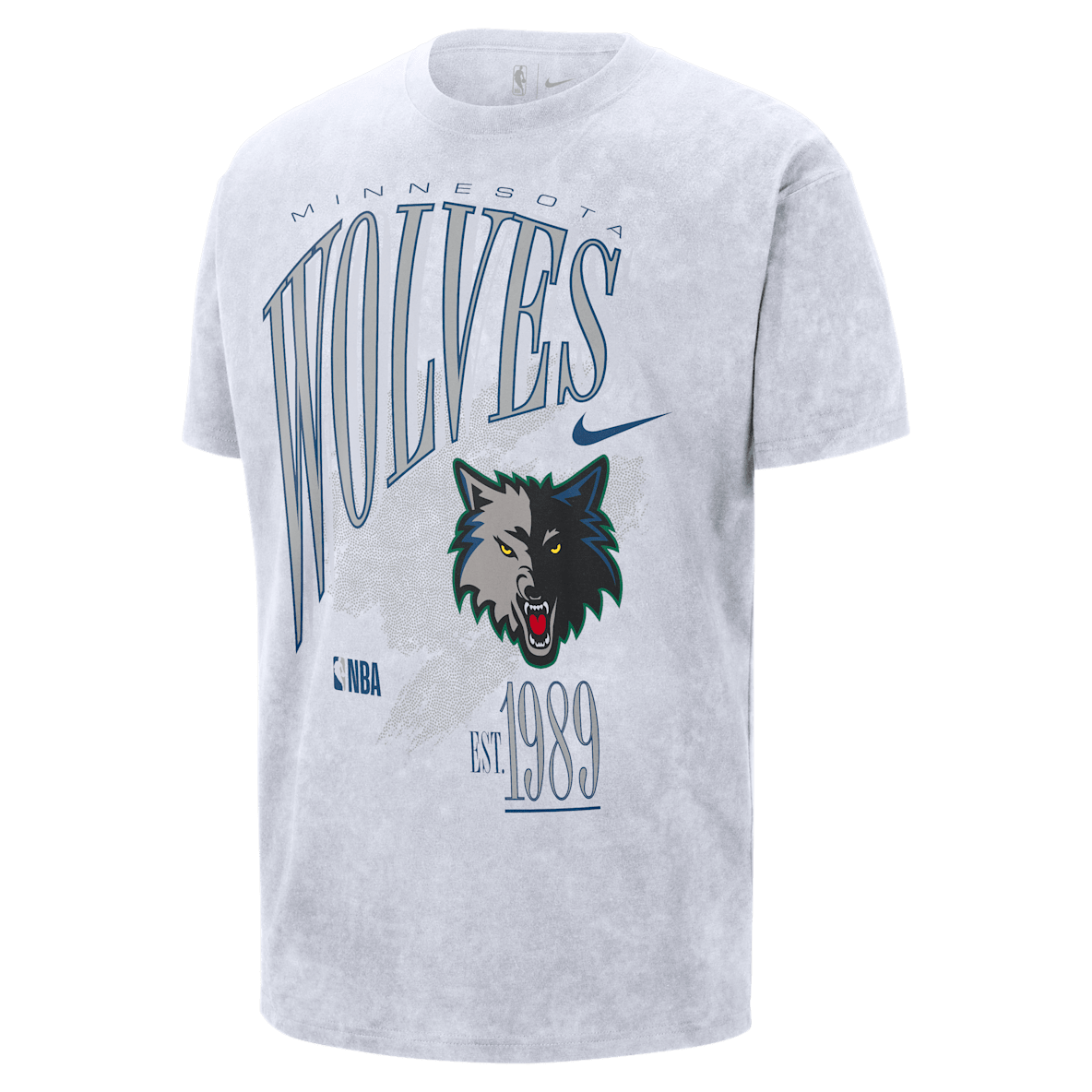 Minnesota Timberwolves Hardwood Classics Vintage Minnesota Timberwolves Hardwood Classics Vintage Men's Short-Sleeve Ringer T-Shirt