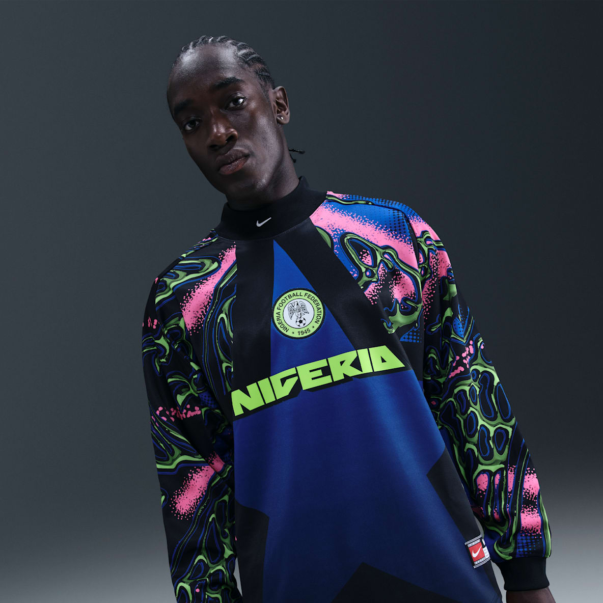 Nigeria Authentic målvakt Fotbollströja Nike för män