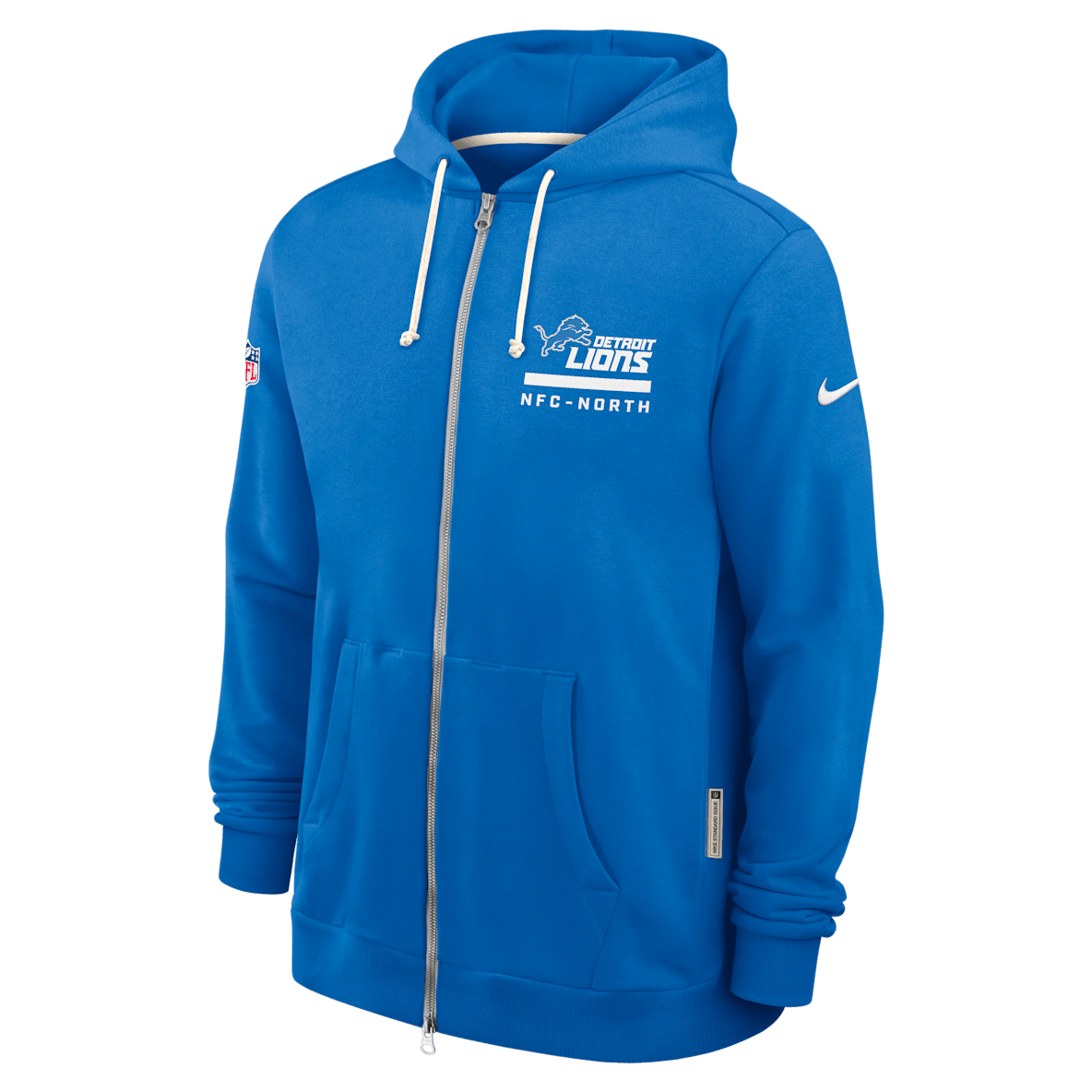 Detroit Lions Utility Player Sideline Men's Nike Dri-FIT NFL Full-Zip Hoodie