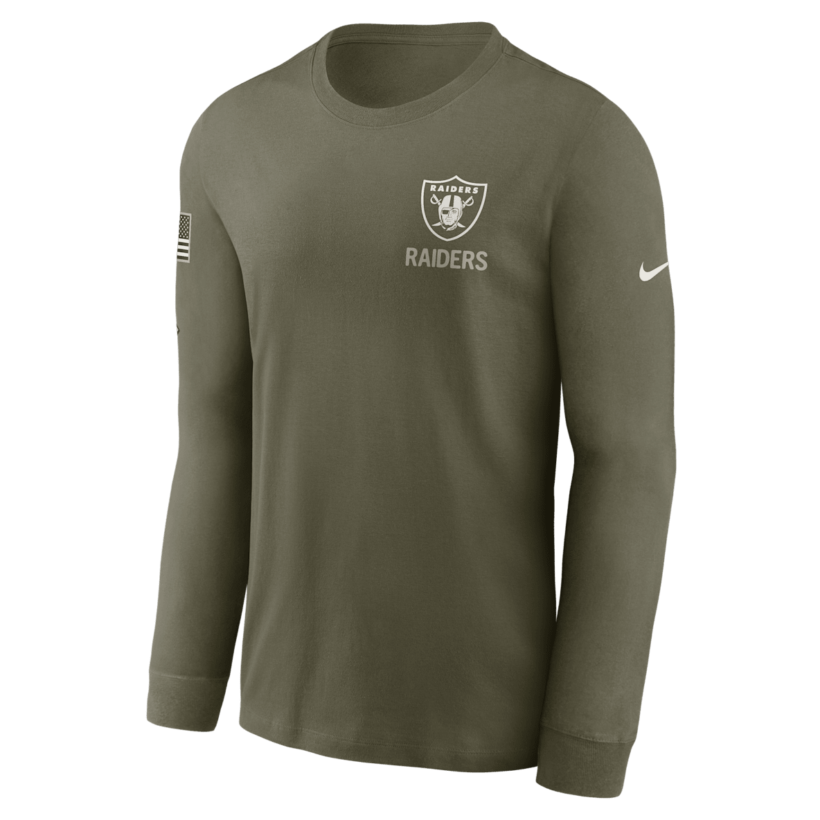 Las Vegas Raiders Salute to Service Las Vegas Raiders Salute to Service Men's Nike NFL Long-Sleeve T-Shirt