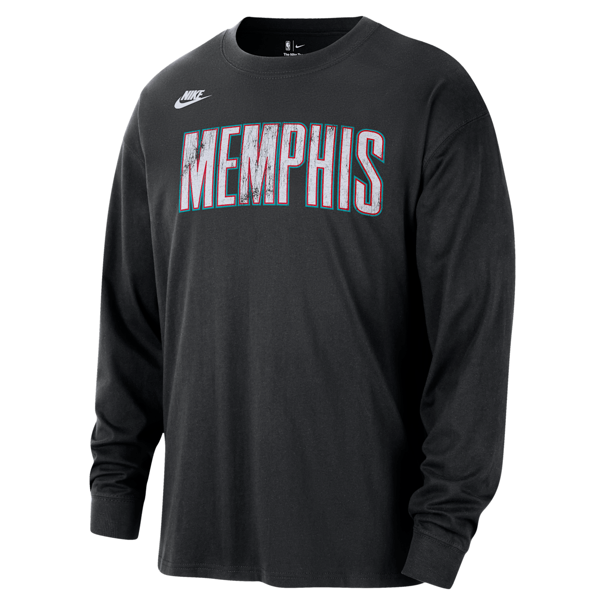 Memphis Grizzlies Hardwood Classic Essential Memphis Grizzlies Hardwood Classic Essential Men's Nike NBA Long-Sleeve T-Shirt