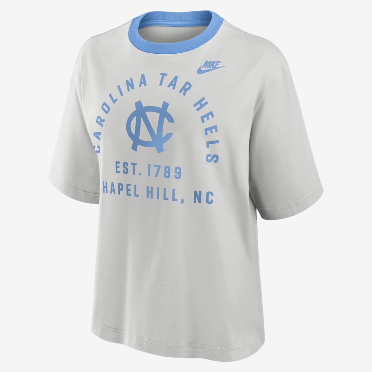 North Carolina Legacy Arch Script Boxy North Carolina Legacy Arch Script Boxy Women's Nike College T-Shirt