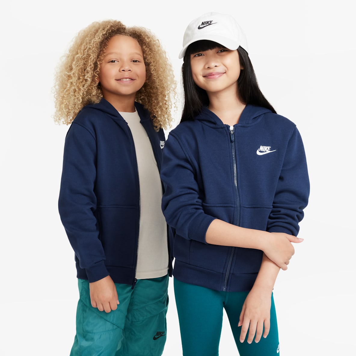 Nike Sportswear Club Fleece Nike Sportswear Club Fleece Tam Boy Fermuarlı Genç Çocuk Kapüşonlu Üstü
