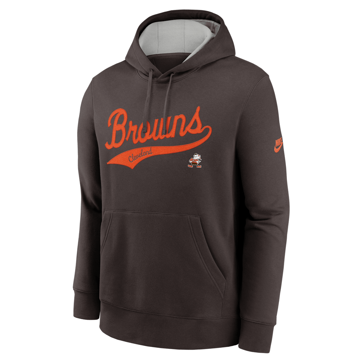 Cleveland Browns Rewind Club Logo Cleveland Browns Rewind Club Logo Men's Nike NFL Pullover Hoodie