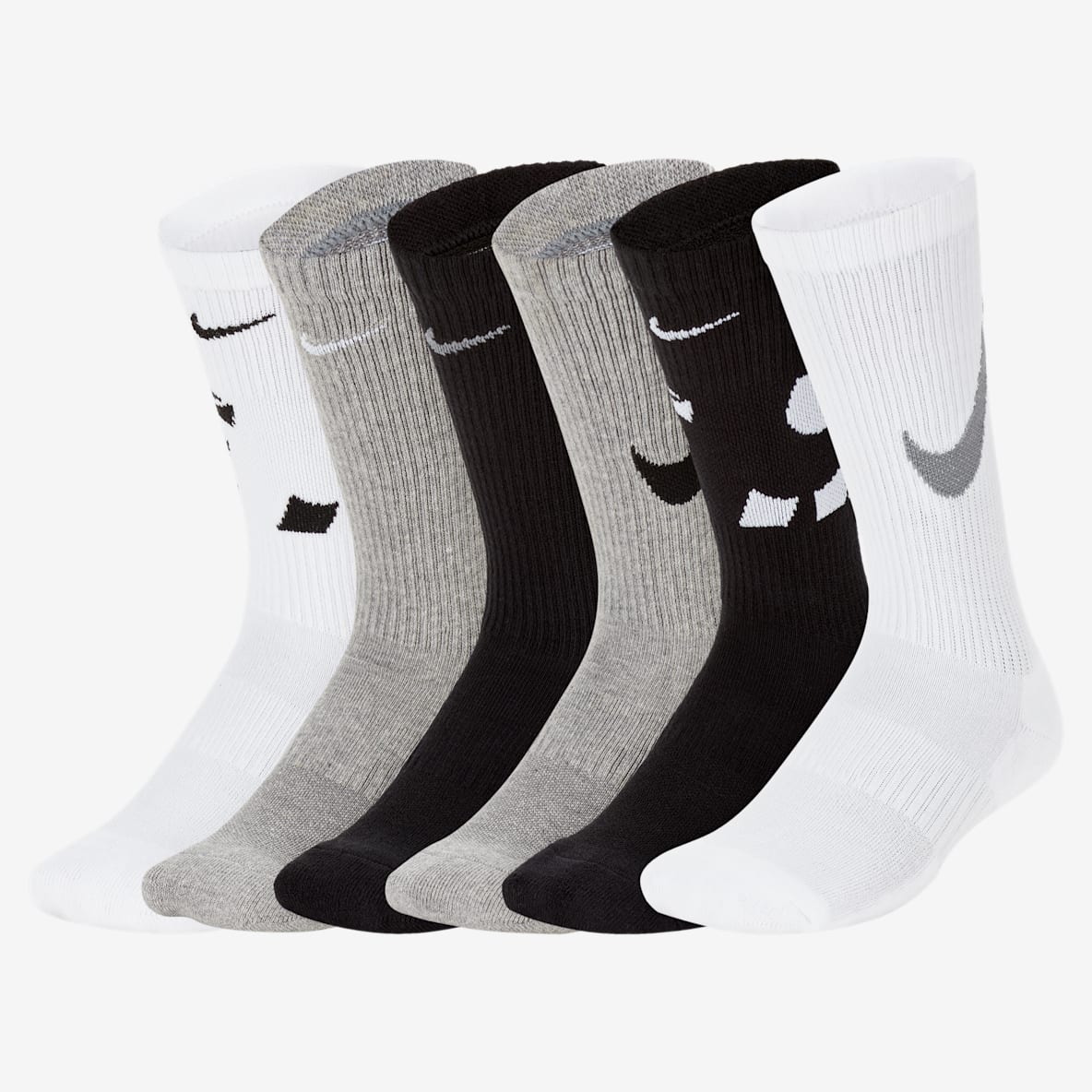 Nike Everyday Nike Everyday Calcetines largos con amortiguación para niños (6 pares)