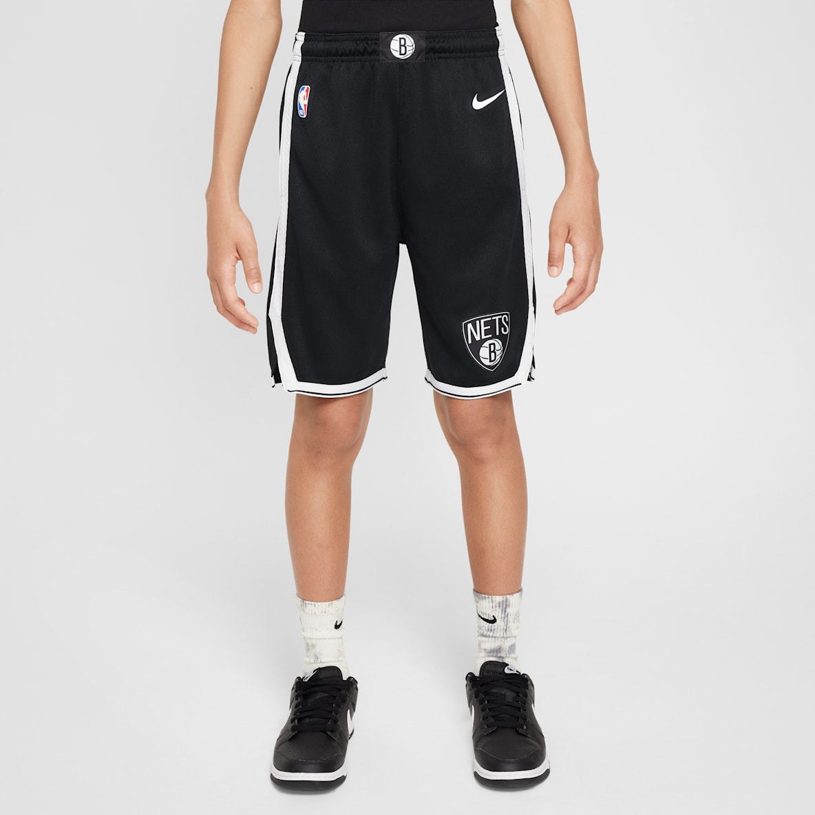 Brooklyn Nets 2023/24 Icon Edition Brooklyn Nets 2023/24 Icon Edition Older Kids' (Boys') Nike NBA Swingman Shorts