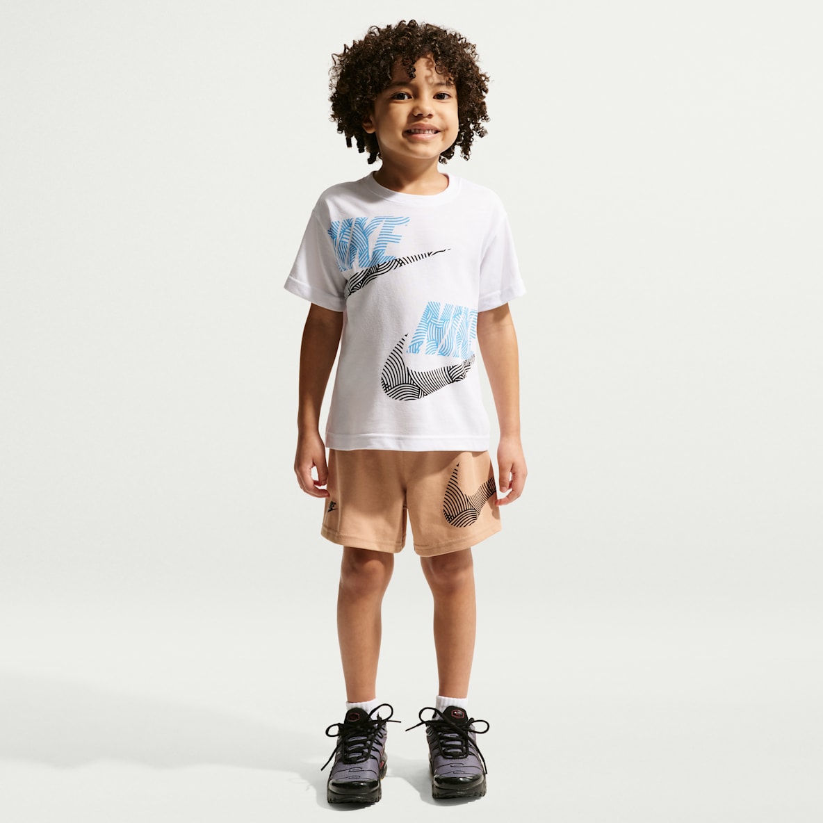 Nike Sportswear In The Zone Conjunto de 2 piezas de jersey holgado para niños talla pequeña