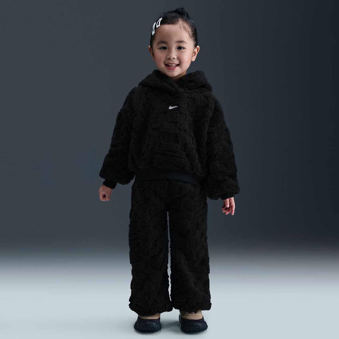 Nike Cozy Nike Cozy Conjunto de sudadera con gorro sin cierre y pants infantil