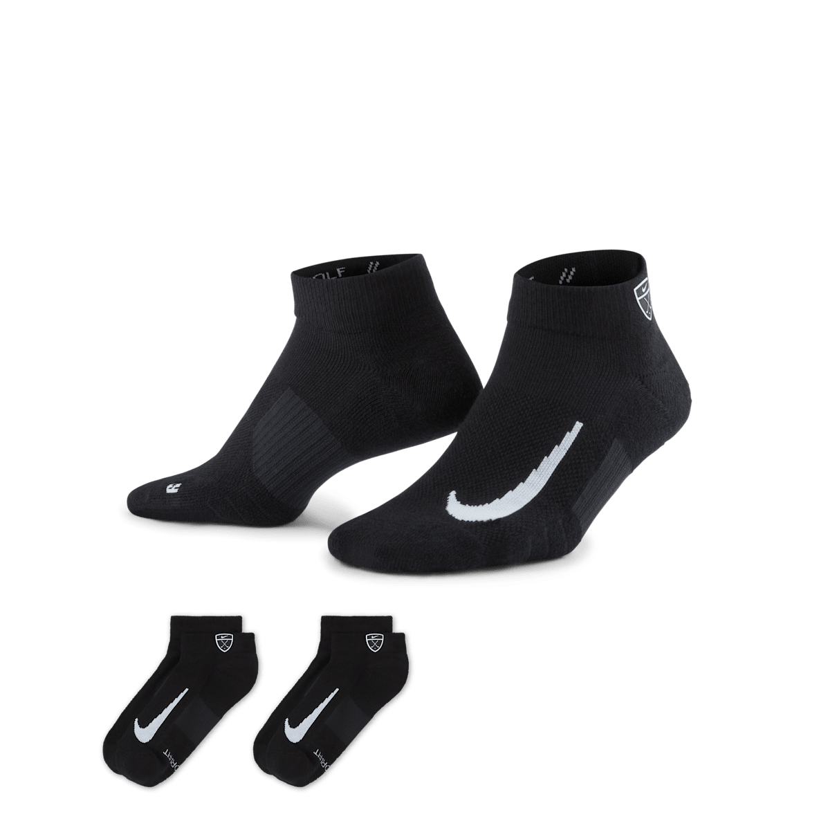 Nike Multiplier Low Nike Multiplier Low Golf Quarter Socks (2 Pairs)