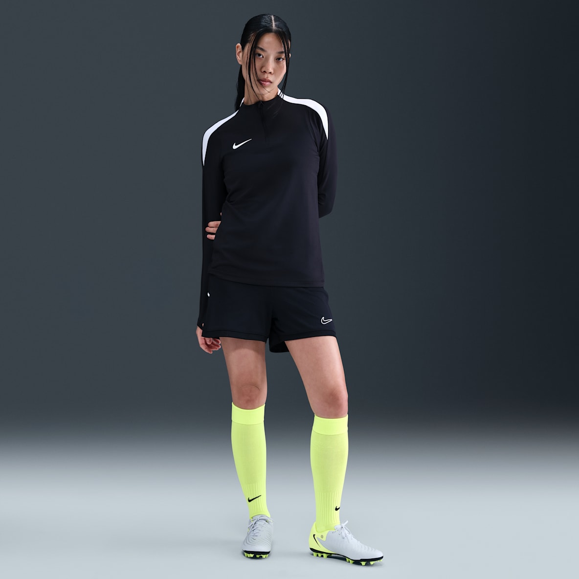 나이키 아카데미 여성 드라이 핏 4인치 축구 쇼츠