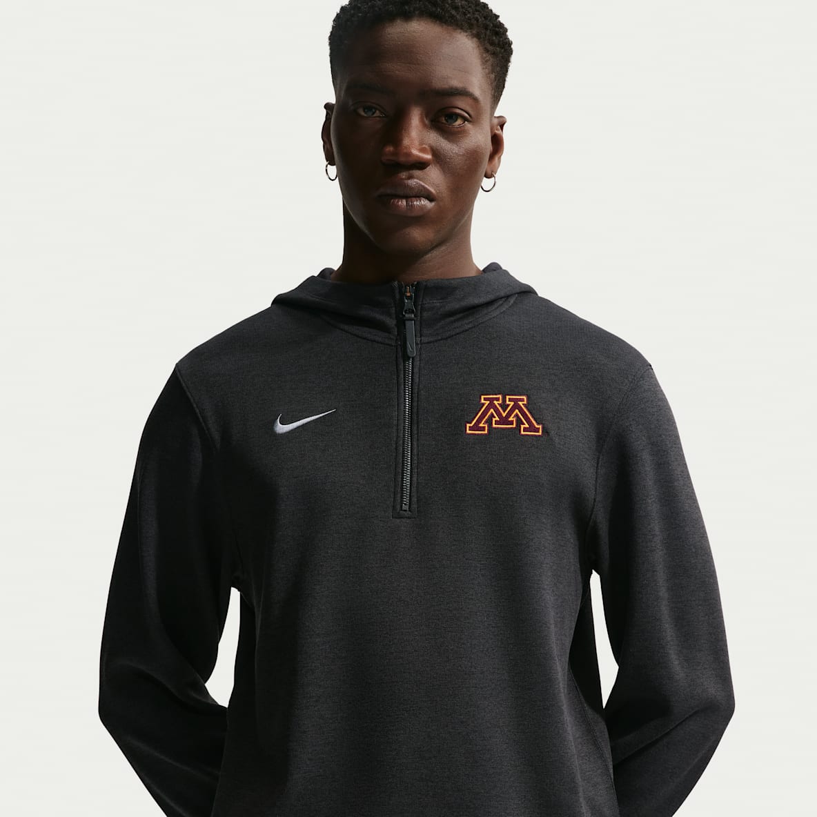 Minnesota Gophers Nike NCAA Men's Basketball Coaches' Pullover Hoodie