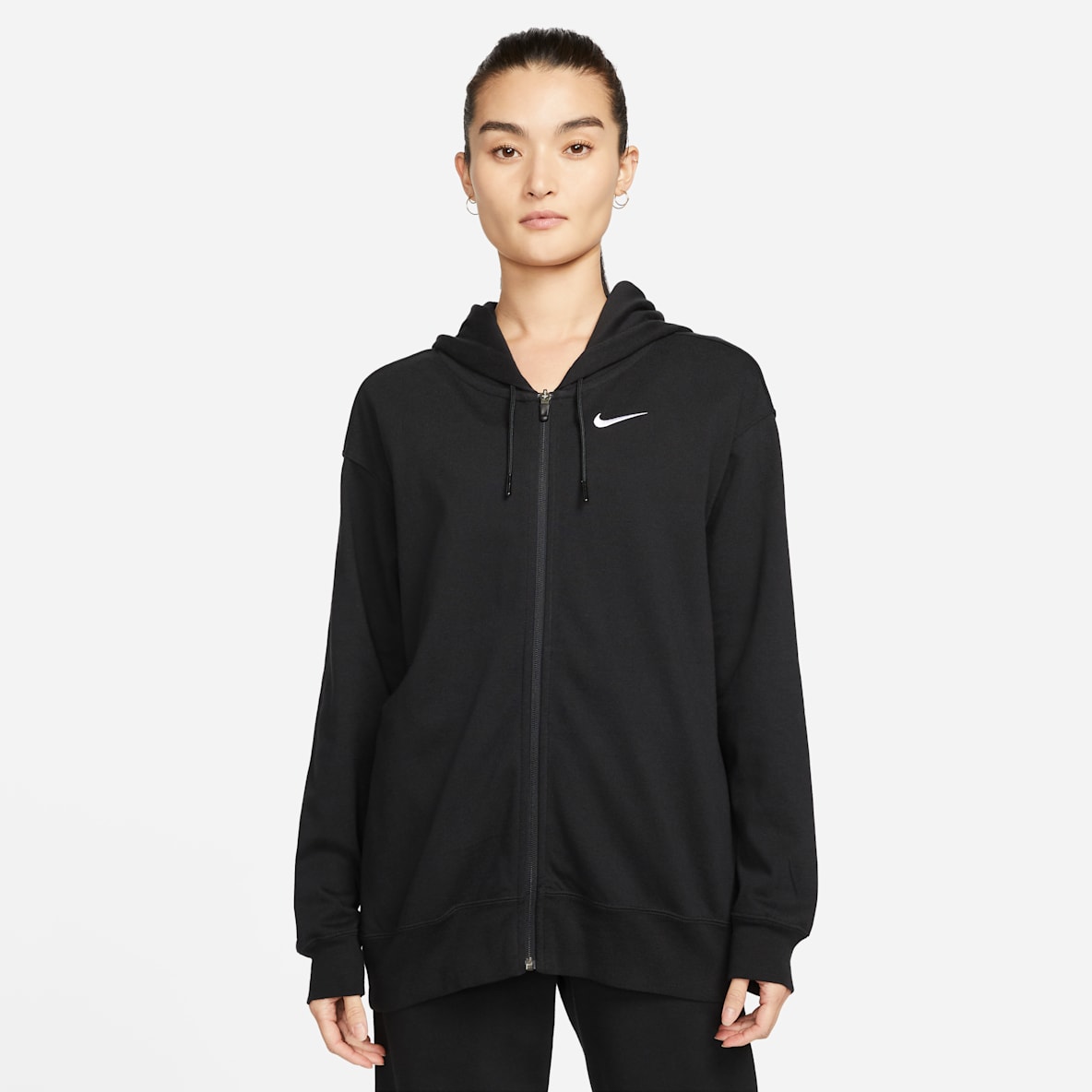 Nike Sportswear Nike Sportswear Women's Jersey Oversized Full-Zip Hoodie