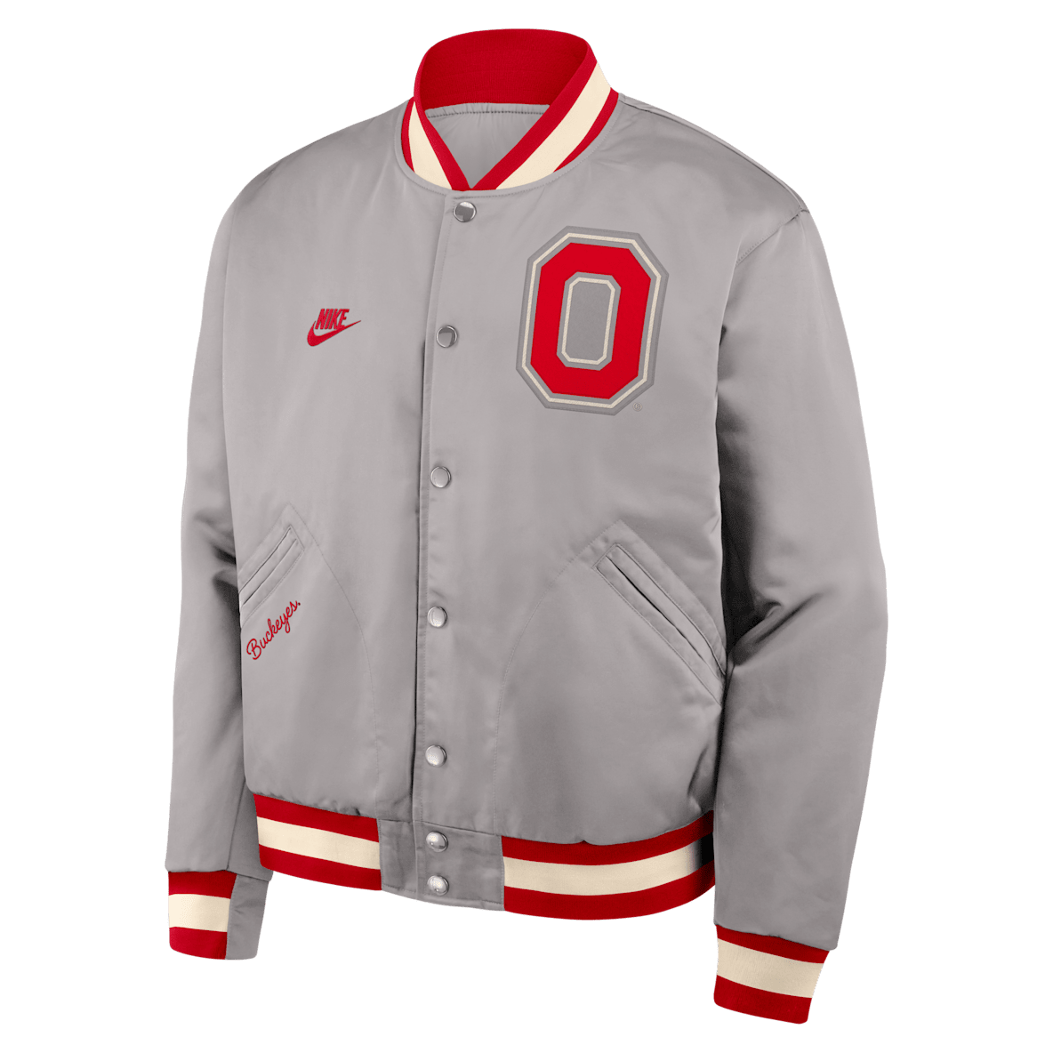 Ohio State Legacy Ohio State Legacy Men's Nike College Full-Snap Bomber Jacket