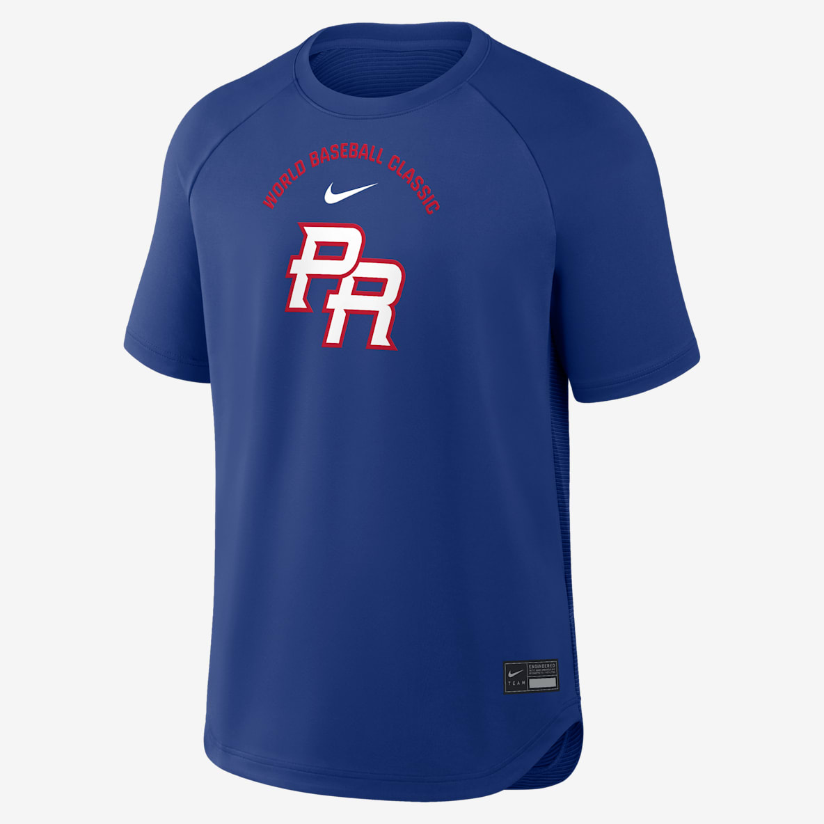 Puerto Rico National Baseball Team 2026 World Baseball Classic Batting Practice Pregame Men's Nike Dri-FIT Top