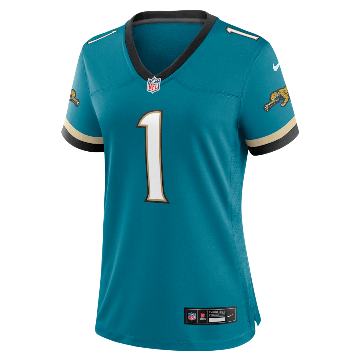 Travis Etienne Jr. Jacksonville Jaguars Travis Etienne Jr. Jacksonville Jaguars Women's Nike NFL Game Football Jersey