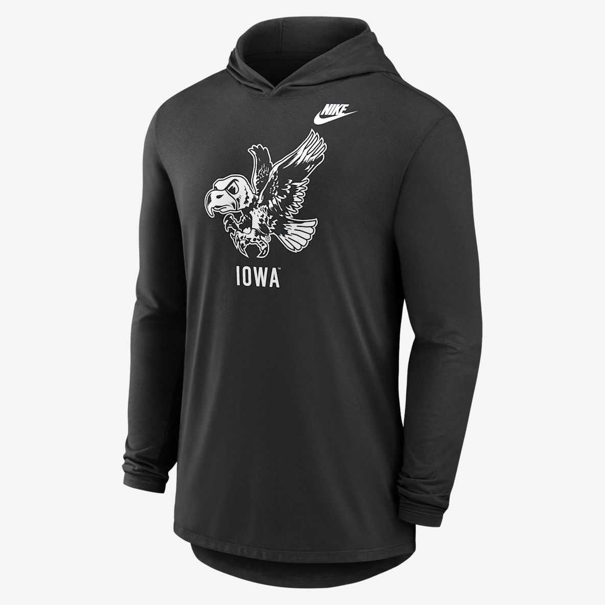 Iowa Legacy Iowa Legacy Men's Nike Dri-FIT College Long-Sleeve Hooded T-Shirt