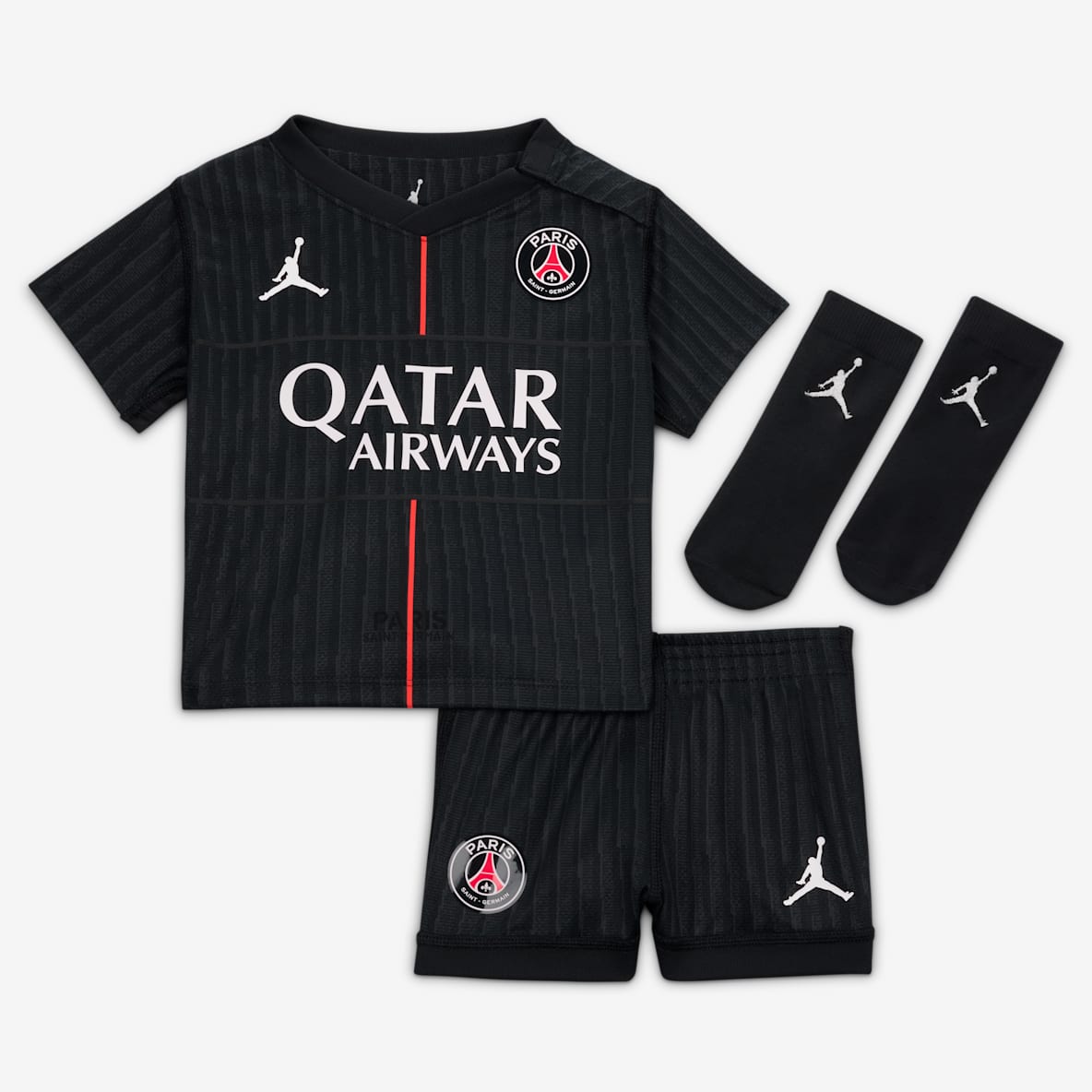 Paris Saint-Germain 2025/26 Stadium Fourth Baby/Toddler Jordan Football Replica 3-Piece Kit
