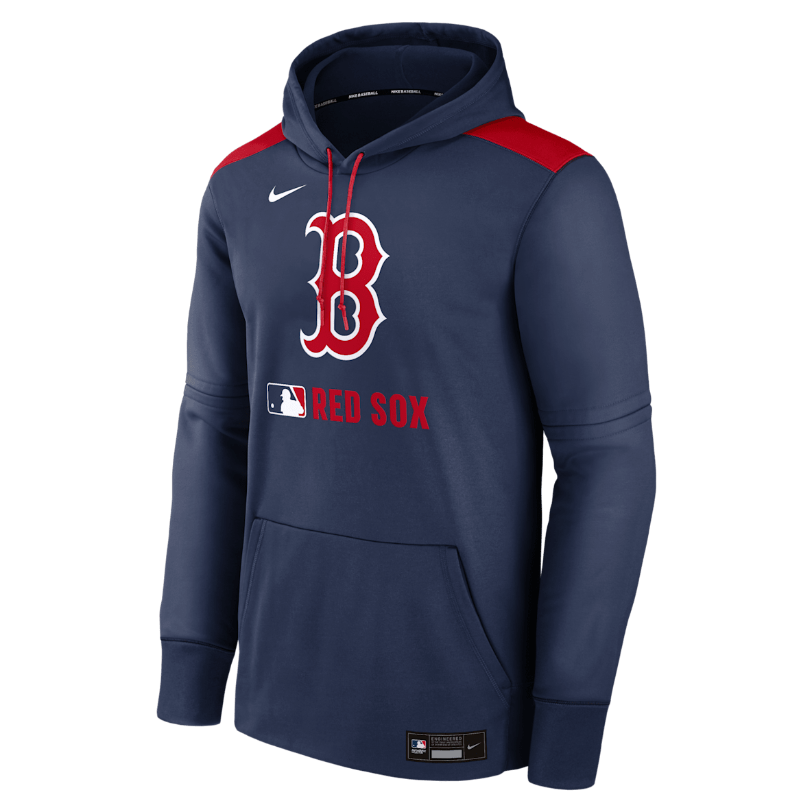 Boston Red Sox Authentic Collection Boston Red Sox Authentic Collection Men's Nike Therma MLB Pullover Hoodie