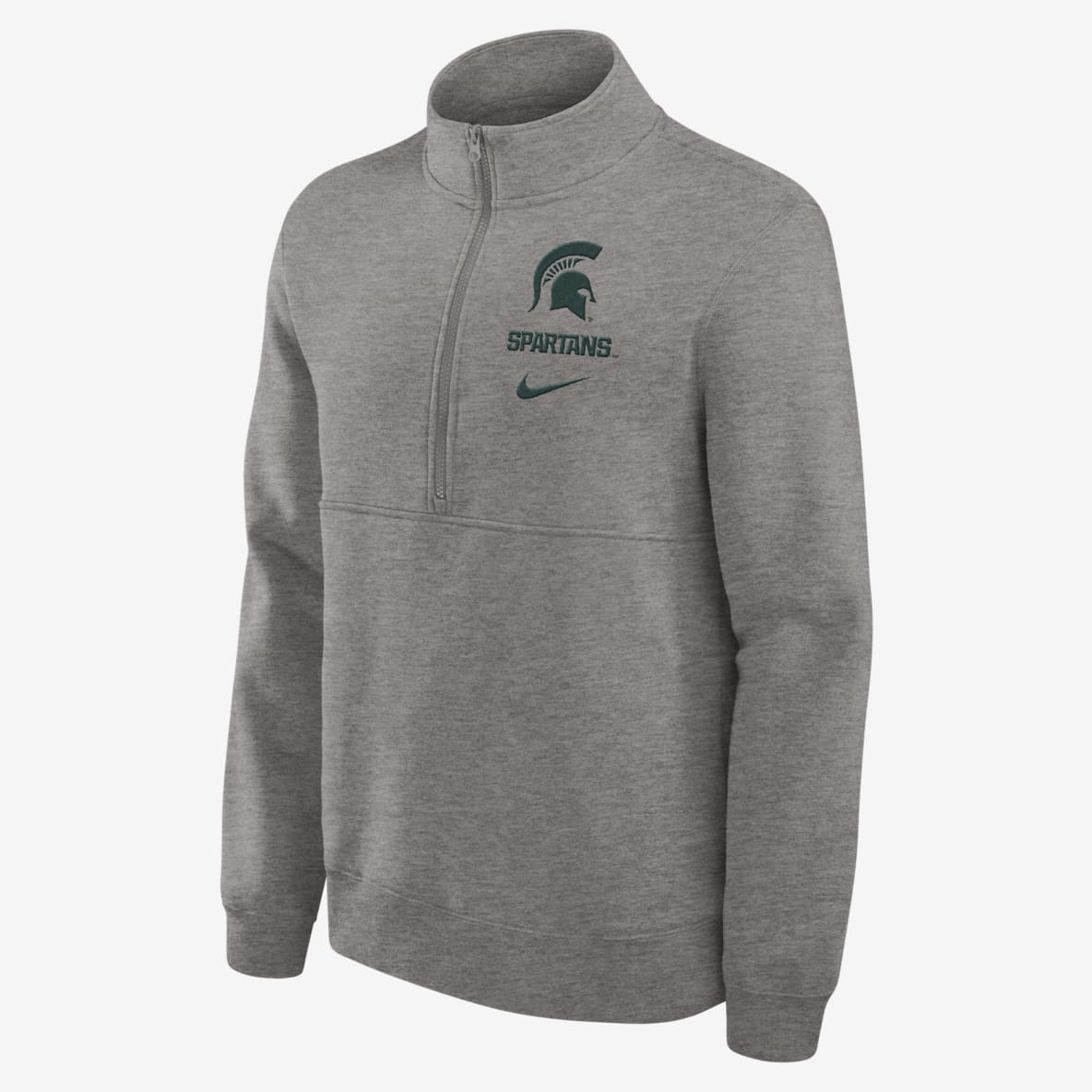Michigan State Spartans Primetime Club Michigan State Spartans Primetime Club Men's Nike College 1/2-Zip Crew