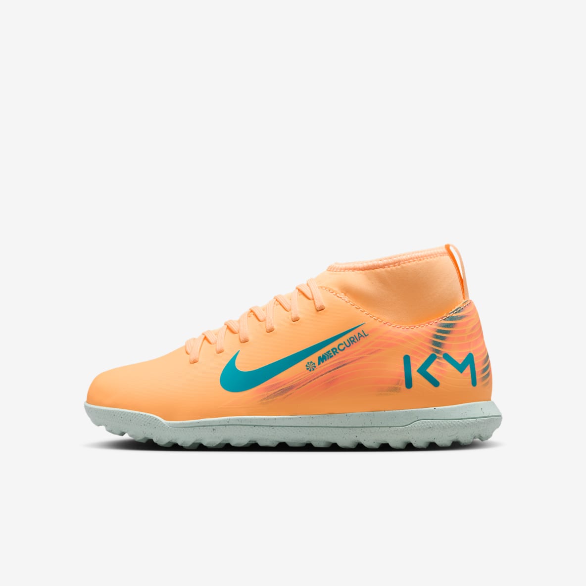 Nike Jr. Mercurial Superfly 10 Club "Kylian Mbappé" Nike Jr. Mercurial Superfly 10 Club "Kylian Mbappé" Scarpa da calcio a taglio alto TF – Ragazzo/a