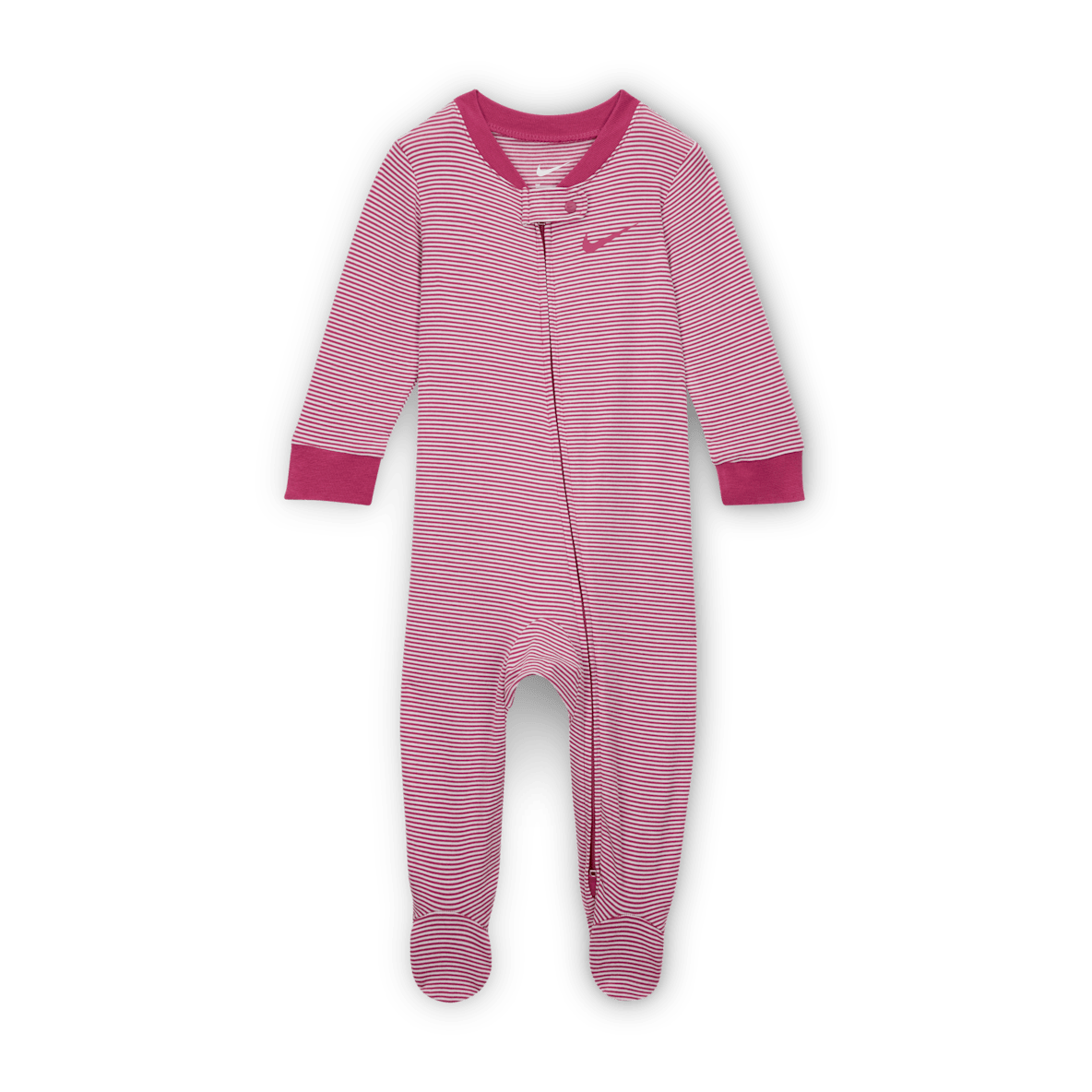 ナイキ ナイキ ベビー ストライプ フーテッド カバーオール