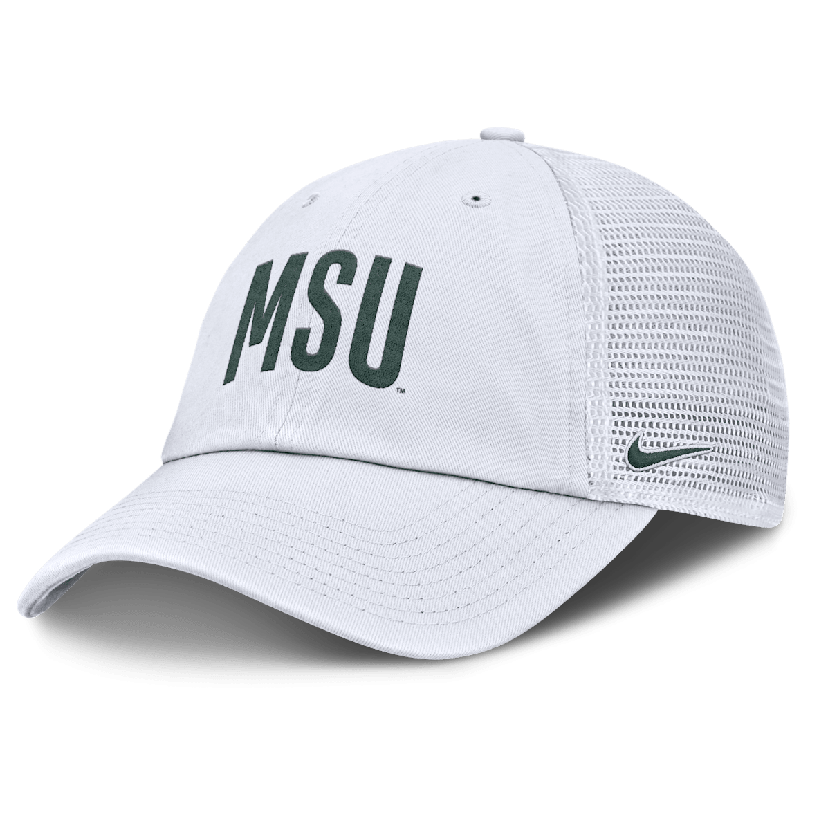 Michigan State Primetime Campus Club Michigan State Primetime Campus Club Gorra de rejilla universitaria Nike ajustable para hombre